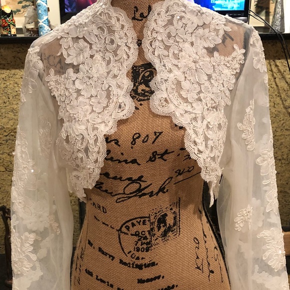 david's bridal bolero